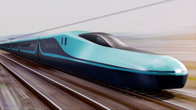 Indias First Indigenous B28 Bullet Train at Bengaluru